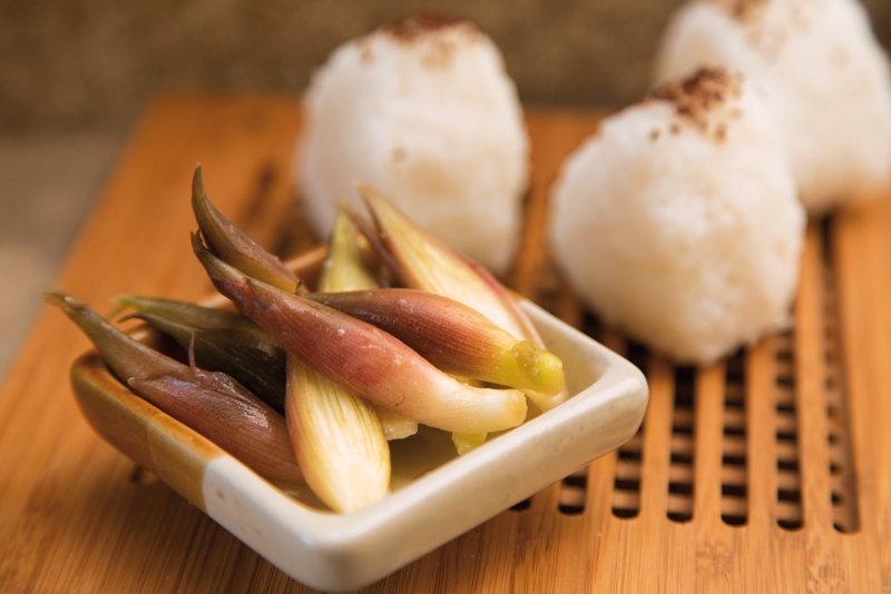 Arroz japonês é um ótimo acompanhamento para o prato Mioga