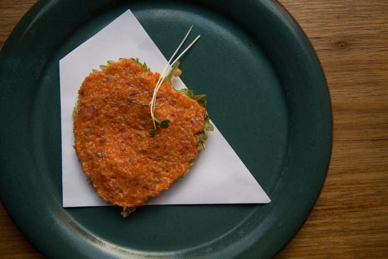 Canape Spicy tuna (com tempurá de shisô)