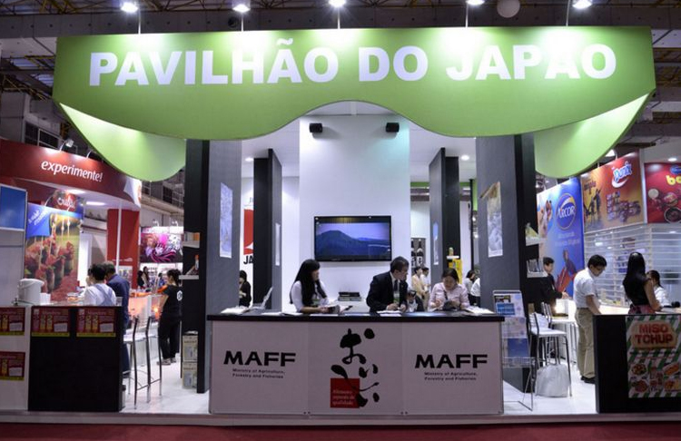 Pavilhão do Japão apresenta empresas japonesas durante a feira de negócios APAS apas2014