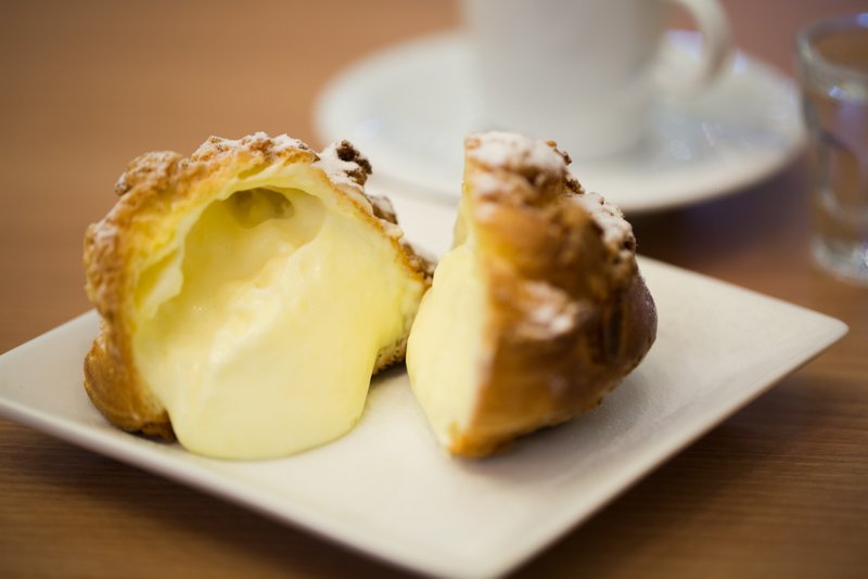 Choux Cream, da chef Vivianne Wakuda. Foto: Rafael Salvador