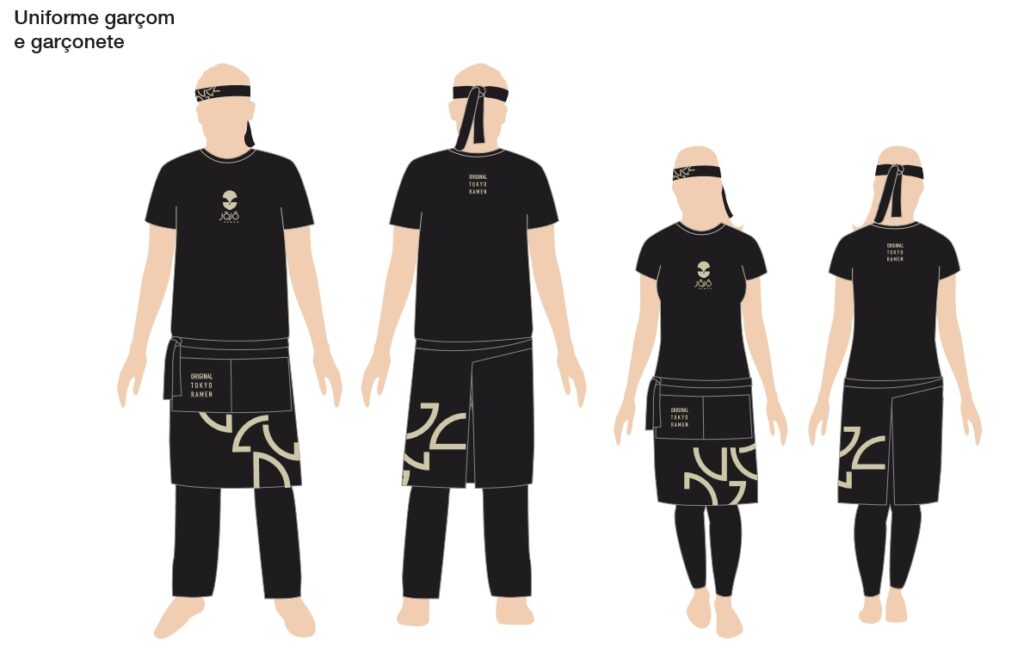 Uniformes dos garçons JOJO 7