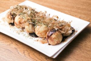 Takoyaki, bolinho de polvo